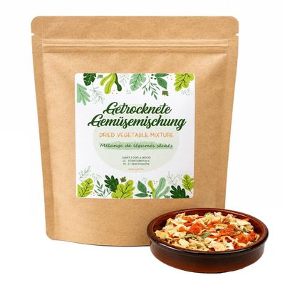 IGART FOOD & WOOD Dried Soup Greens, Polish Vegetable Mix with Parsnip, Carrots, Leek, Onion & Parsley, No Salt, Natural Vegetable Blend for Stews, Sauces & Meat Dishes (1 kg)