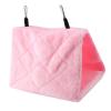 Zhangpu Winter-Warm Plush Bird Hammock, Triangular Hanging Nest Bed for Parrots, Budgies, Cockatiels (M) view 1