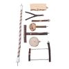 OVAQUIXI Applewood Bird Play Set for Small, Medium, and Large Parrots view 1