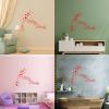 Nail Art Beauty Hand Nail Logo Nail Salon Wall Decal, Red view 4