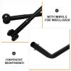 Replacement Rear Anti-Tip Wheels for Wheelchairs, 2-Piece Steel Set view 3