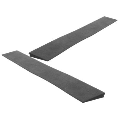 MAGICLULU 2-Piece Rubber Threshold Ramps, Indoor, Non-Slip, Removable, 50 cm Long, for Robot Vacuums and Household, Office, and Store Thresholds
