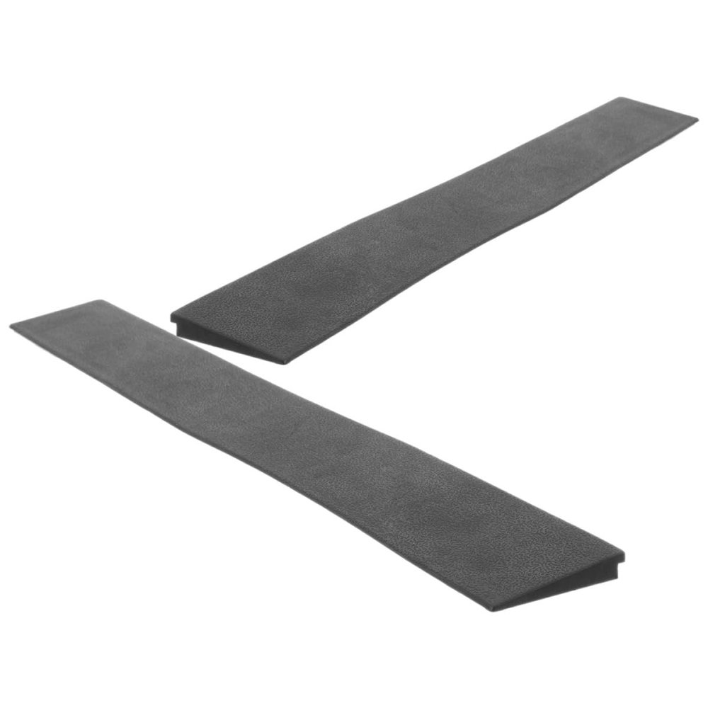 MAGICLULU 2-Piece Rubber Threshold Ramps, Indoor, Non-Slip, Removable, 50 cm Long, for Robot Vacuums and Household, Office, and Store Thresholds