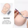 Amosfun Silicone Mannequin Head for Eyelash Extension Training view 3