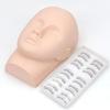 Amosfun Silicone Mannequin Head for Eyelash Extension Training view 4
