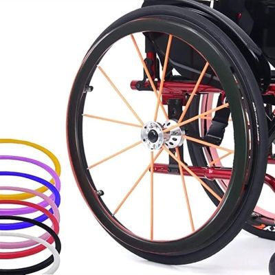Wheelchair Rear Wheel Grips, 61 cm, Silicone, Non-Slip, Wear-Resistant