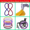 Wheelchair Rear Wheel Grips, 61 cm, Silicone, Non-Slip, Wear-Resistant view 4
