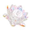 Lurrose Crystal Nail Cup with Lid, Lotus Shape, for Mixing Acrylic Liquid and Powder view 1