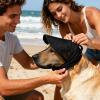 Dog Mesh Hood, Puppy Face Protection view 4