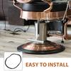 Mobestech Round Rubber Rings for Barber Chairs with Floor Protection, Protect Wood Floors and Tiles from Hair Clippings, Suitable for Salons and Barber Shop Equipment view 3