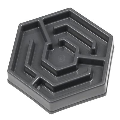 FOMIYES Resin Slow-Feeder Pet Bowl with Petal-Shaped Design