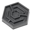 FOMIYES Resin Slow-Feeder Pet Bowl with Petal-Shaped Design view 1