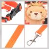Rabbit Harness Set, 1 Set, Polyester, Orange, for Small Animals view 4