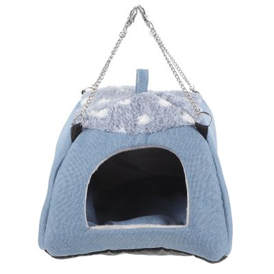 HOMSFOU Cozy Small Animal Hammock, Fabric and Foam, for Hamsters and Guinea Pigs