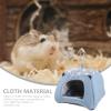 HOMSFOU Cozy Small Animal Hammock, Fabric and Foam, for Hamsters and Guinea Pigs view 3