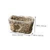HOMSFOU Handmade Double-Open Straw Pet Nest for Small Cats and Rabbits view 2