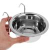Beavorty Hanging Dog Bowl 2-Pack Stainless Steel view 4