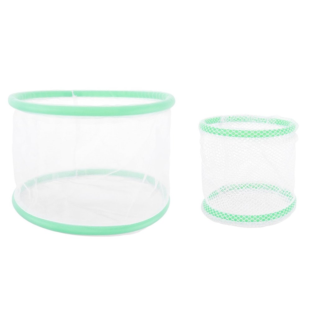 Hohopeti 2-Piece Large Aquarium Fish Breeding Net with Divider, Durable Material, for Guppy Fry, Random Color