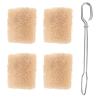 SOIMISS Natural Loofah Bottle Brush with Replaceable Head for Baby Bottles view 1