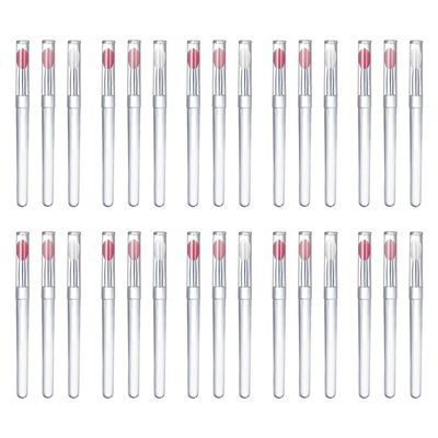 LOLIPPYY Silicone Lip Brushes with Protective Caps, 30-Pack