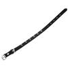 HOLIDYOYO Adjustable Durable Black Leather Studded Dog Collar view 1