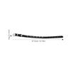 HOLIDYOYO Adjustable Durable Black Leather Studded Dog Collar view 2