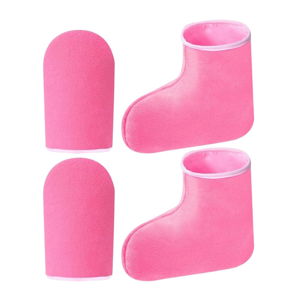 INOOMP Paraffin Wax Hand and Foot Gloves Set