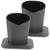 SHINEOFI Minimalist Fabric Sunglasses Holder, 2-Piece Set view 1