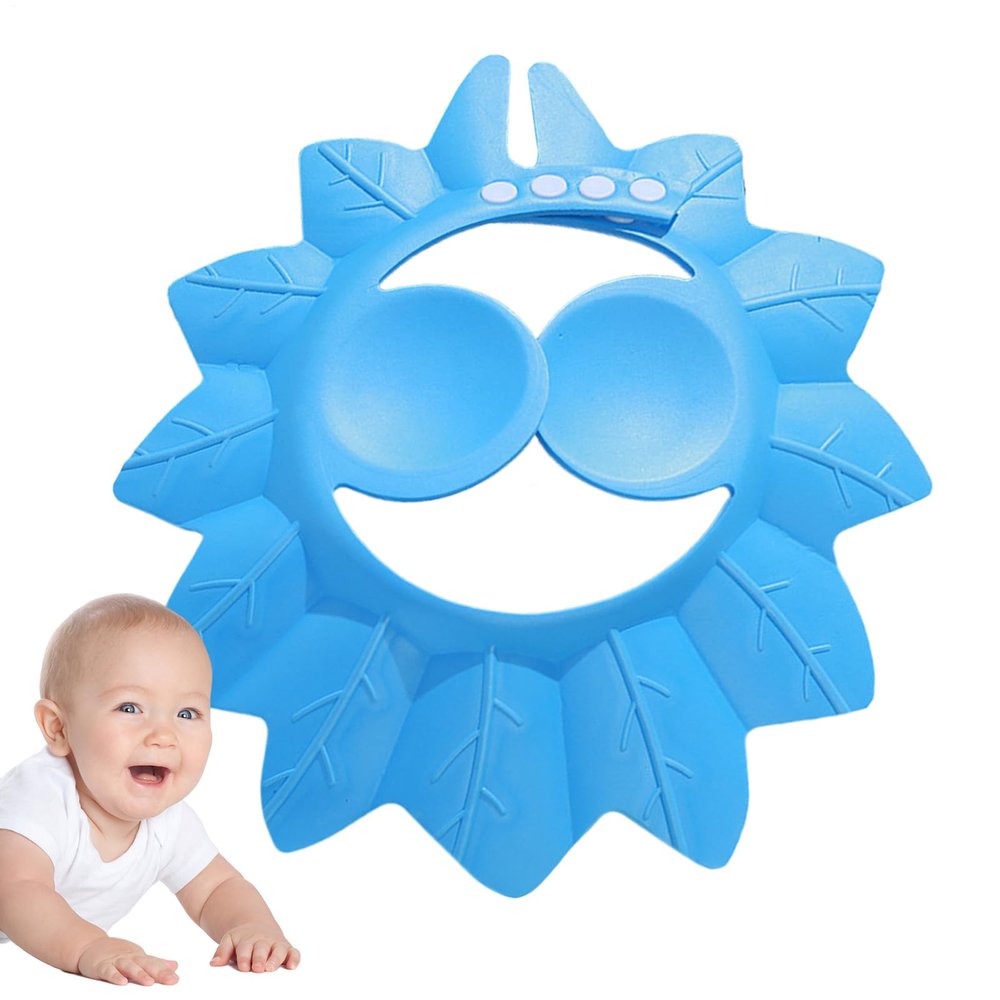 Adjustable Protective Shower Cap with Visor, Portable