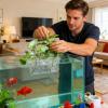 Adjustable Aquarium Plant Stand with 3 Compartments view 2