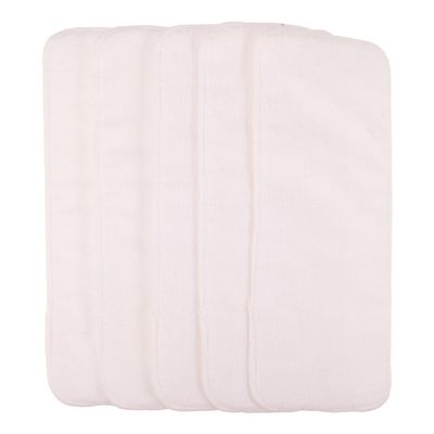 Gogogmee Reusable 3-Layer Breathable Microfiber Cloth Diaper Inserts, 13.5 x 35 cm