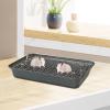 Removable Stainless Steel Bunny Litter Box view 3