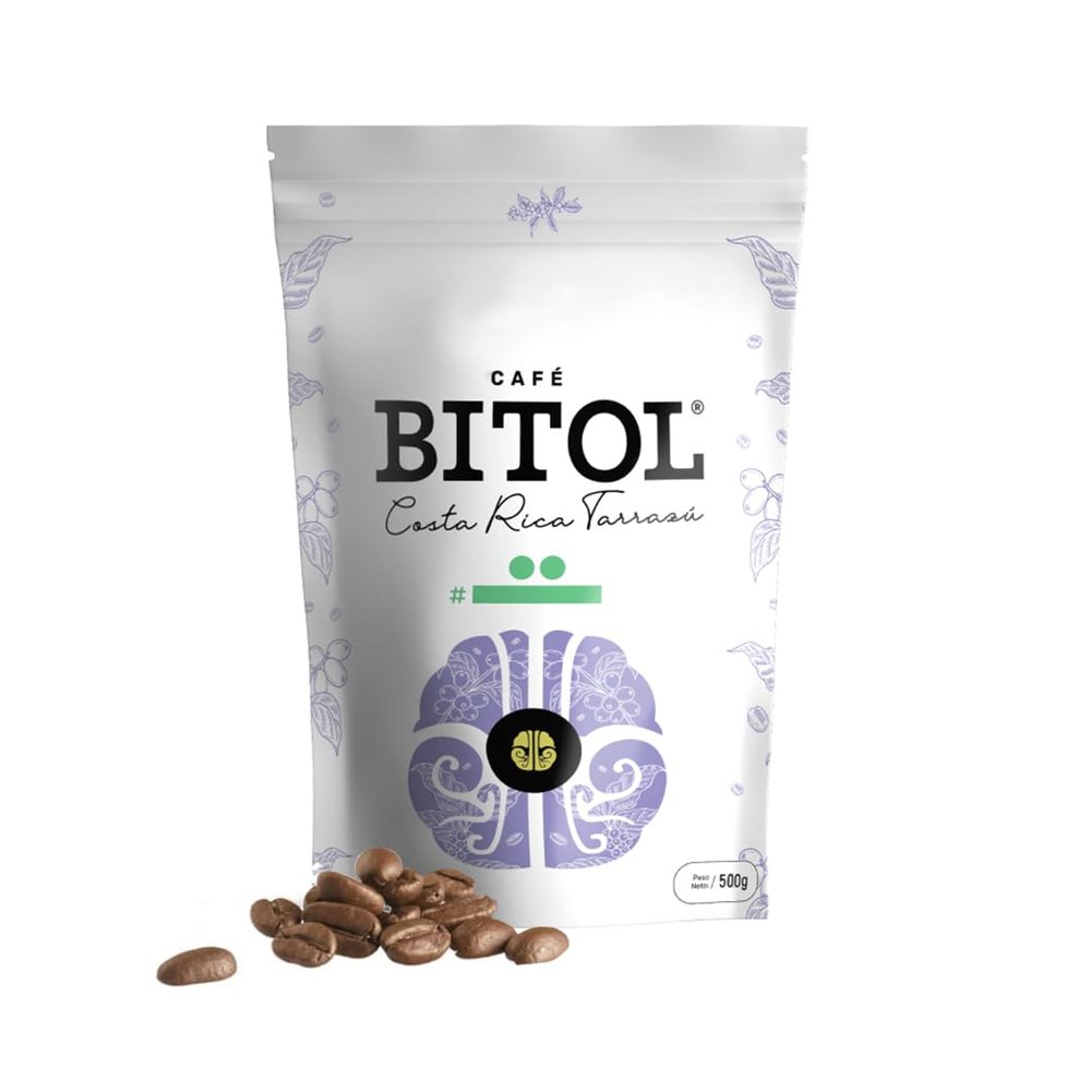 BITOL COFFEE | Costa Rica Tarraz Specialty Coffee | 100% Natural Arabica Beans | Medium Body, Bright Acidity | Caramel & Chocolate Notes | Intense Aroma (500 g)