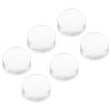 Silicone Nail Art Stamp Heads, Replacement Heads, Transparent, 6-Pack view 1