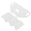HOMSFOU 4-Piece Gel Face Masks with Sun Protection, White Stretch Fabric view 1