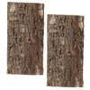 VERDANVERSE 2-Piece Cork Bark Terrarium Background, 10 x 20 cm, for Reptiles and Aquariums view 1