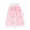 TOYANDONA Reusable High-Waisted Diaper Pants, Breathable Training Skirt for Babies and Toddlers, Pink view 2