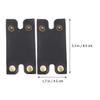 2-Piece Razor Head Covers, Faux Leather and Iron view 2