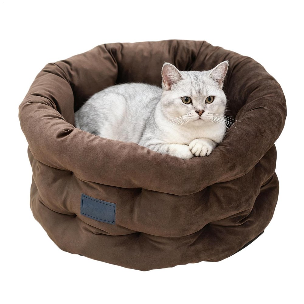 Generic Cat Bed with Washable Raised Edge for Sofa and Couch