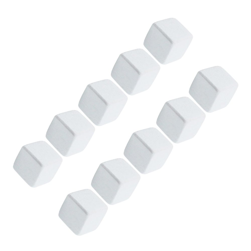 TOYZFRIENDY 10-Piece Calcium Mineral Blocks for Turtle Tanks, White Reptile Grinding Stones for Aquatic Turtles, Aquarium-Safe