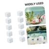TOYZFRIENDY 10-Piece Calcium Mineral Blocks for Turtle Tanks, White Reptile Grinding Stones for Aquatic Turtles, Aquarium-Safe view 3