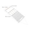 TOYANDONA Hanging Mesh Hair Tie and Hair Clip Holder with 20 S-Hooks, Organizer for Kids' Rooms and Bathrooms view 2