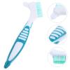 FOMIYES Double-Sided Turtle Shell Cleaning Brush with Dense Plastic Bristles view 4