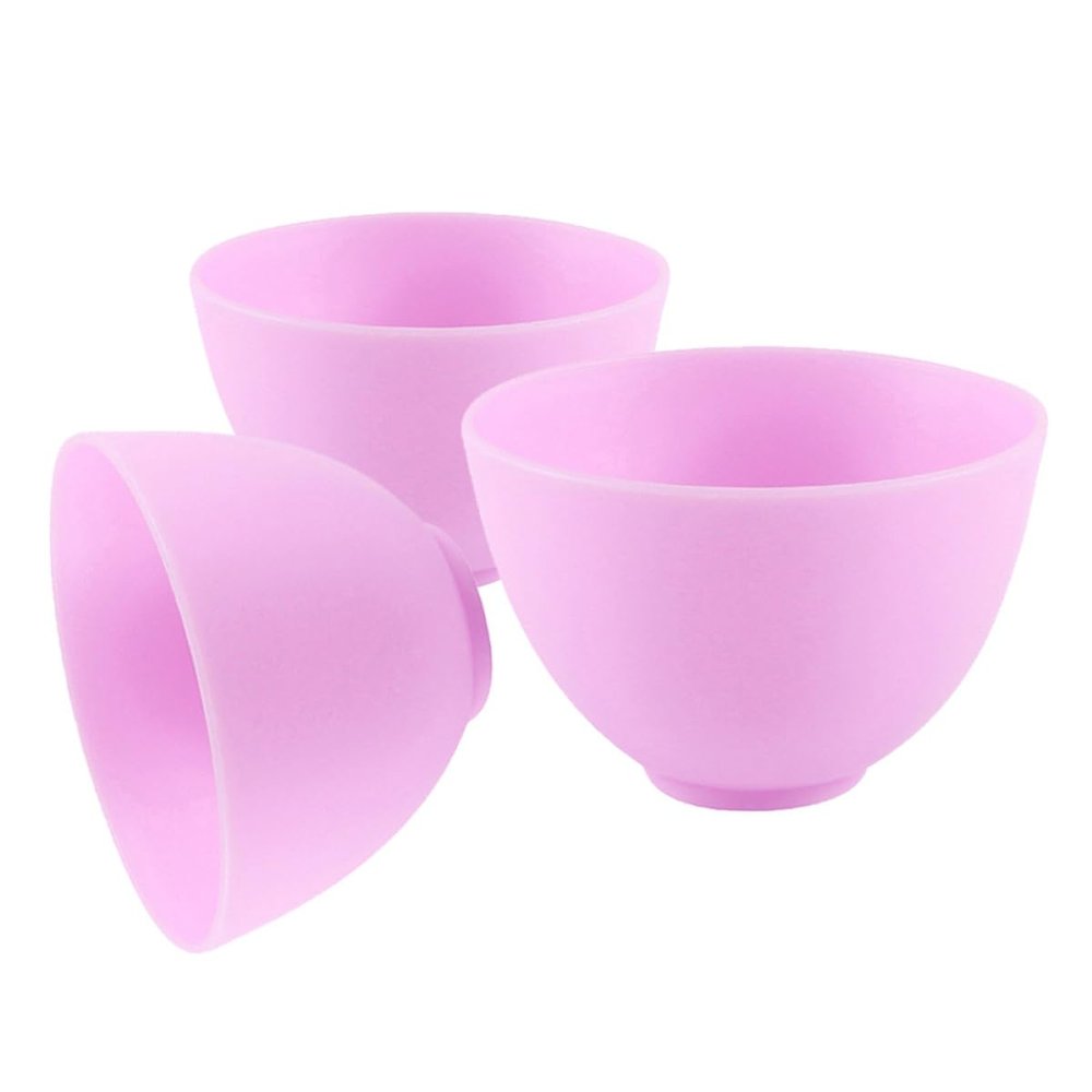 Purple Silicone Bowl for Mixing Masks