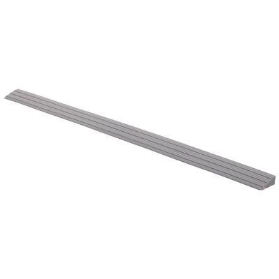 Hemobllo Self-Adhesive PVC Transition Strip 50 x 3 x 1 cm, Gray Ramp for Doors and Robot Vacuums