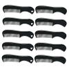 10-Pack Black Plastic Fine-Tooth Mustache Combs for Men view 1