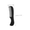10-Pack Black Plastic Fine-Tooth Mustache Combs for Men view 2