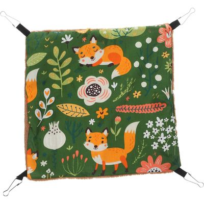 GANAZONO Double-Layer Green Polyester Hamster Hammock