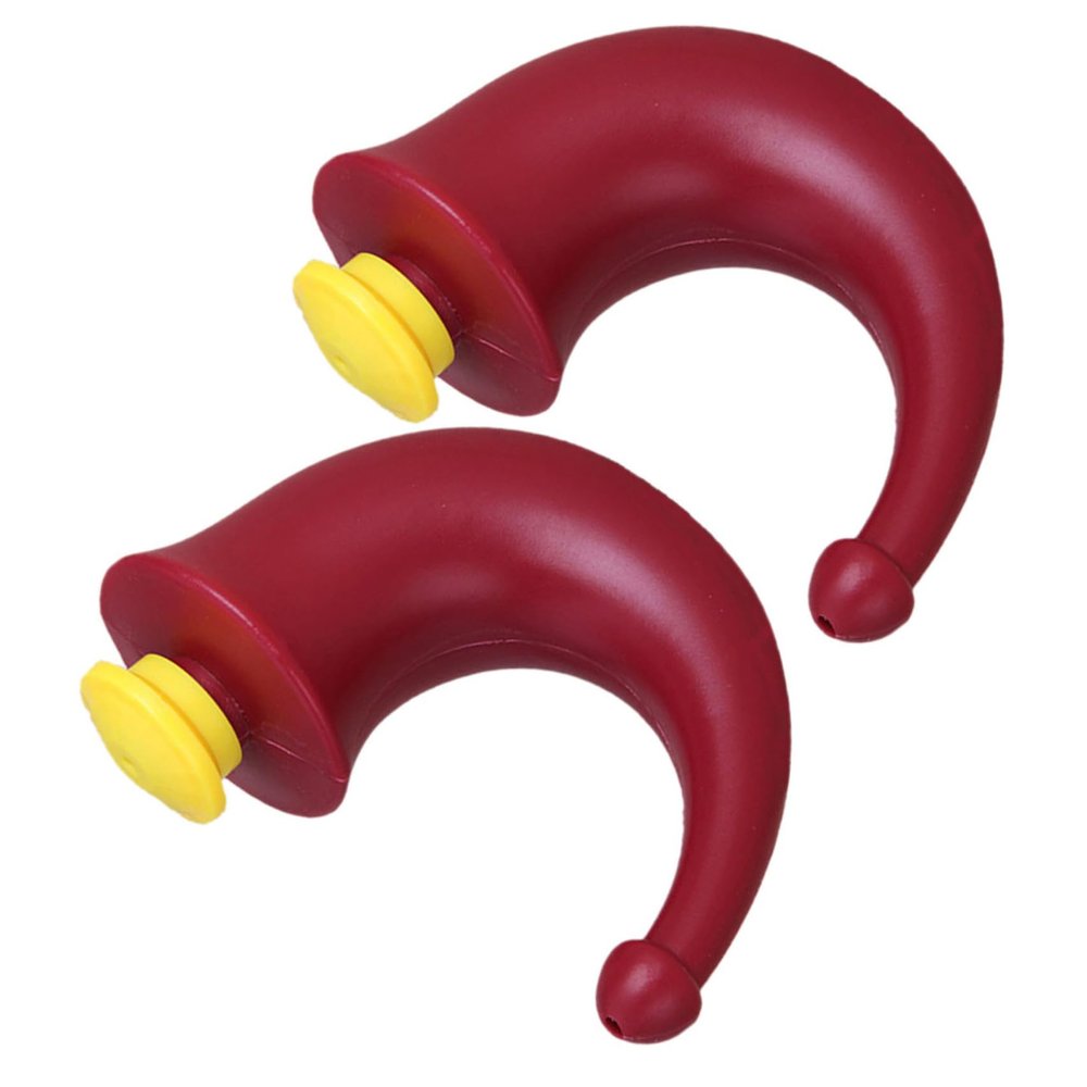 Nasal Rinse Bottles, 2-Pack, Plastic, Red