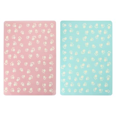BATHVEVE Cat Bowl Mat - 2 Pack